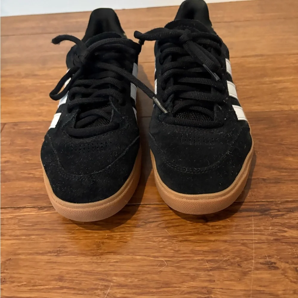 Tyshawn Jones Adidas Black Suede shoes